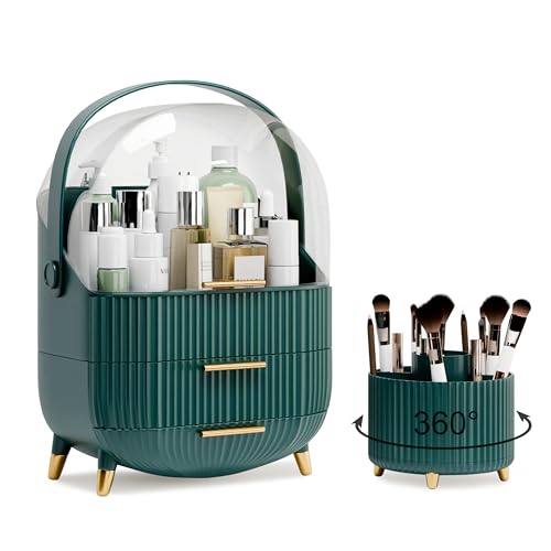 lurcns Make-up-Organizer und Aufbewahrung, Make-up-Organizer für Kosmetik, Hautpflege, mit Deckel und Schubladen, Vitrinen für Arbeitsplatte, Badezimmer, Damen, Teenager, Mädchen, Geschenke lurcns Make-up-Organizer und Aufbewahrung, Make-up-Organizer für Kosmetik, Hautpflege, mit Deckel und Schubladen, Vitrinen für Arbeitsplatte, Badezimmer, Damen, Teenager, Mädchen, Geschenke von lurcns