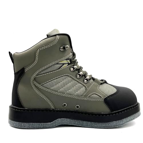 Lurewilder Angelstiefel aus Filz aktualisiert - Grau, Größe 45 EU, Unisex, Erwachsene, Herren, Outdoor, Watstiefel, Fischboot Lurewilder Angelstiefel aus Filz aktualisiert - Grau, Größe 45 EU, Unisex, Erwachsene, Herren, Outdoor, Watstiefel, Fischboot von lurewilder