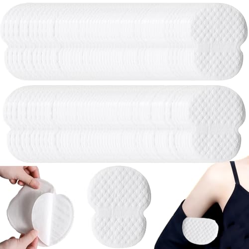 lurora2021 120 Stück Achselpads Achsel Achselpads Damen Achselpads Selbstklebend Achselpads Unsichtbare Schweißpads für Damen Und Herren, Perfekte Passform Absorbing Vor Schweißflecken (Weiß) von lurora2021