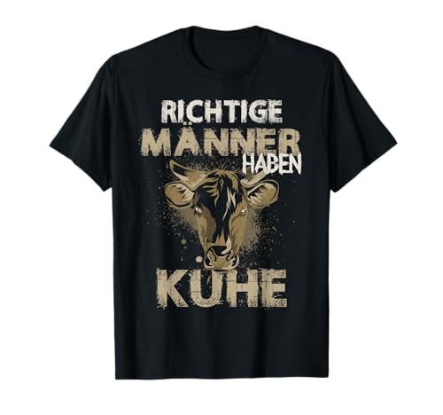 Männer haben Kühe Tiere Bauernhof Rindvieh Kuh T-Shirt von lustige Bauern Landwirt Züchter Geschenke