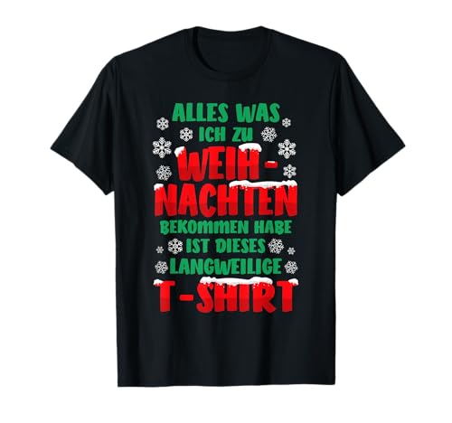 Lustiges Weihnachtsoutfit Damen Herren Weihnachten Geschenk T-Shirt von lustige Weihnachtsgeschenke Outfit für die Familie