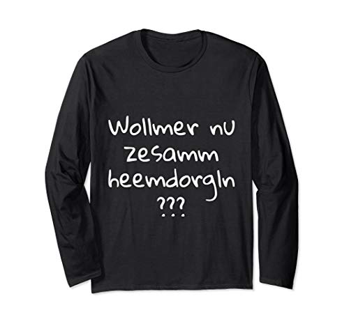 Frauen ansprechen auf sächsisch lustige Sprüche Langarmshirt von lustiger Spruch sächsisch Dialekt Sachsen Design