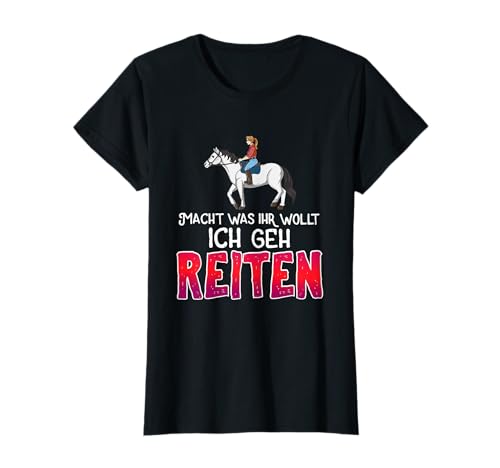 Damen Geschenk zum Reithemd T-Shirt Damen Geschenk zum Reithemd T-Shirt von lustiges Sprücheshirt für Reiterinnen Frauen