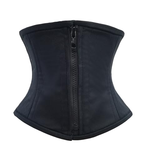 luvsecretlingerie Damen Taillentraining Schwerlast Doppelt Stahl Knochen Unterbrust Korsett Steampunk Gothic Corsage #8079-BZ von luvsecretlingerie