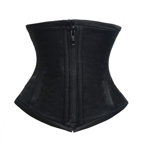 luvsecretlingerie Damen Taillentraining Schwerlast Doppelt Stahl Knochen Unterbrust Korsett Steampunk Gothic Corsage #8079-BZ von luvsecretlingerie