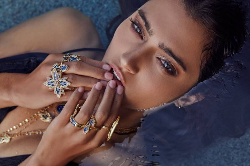 Tiger Lilien Ring Lapis Blaue Emaille, Cubic Zirkonia, Damen Schmuck, Statement Ring, Frauen Geschenk, Geschenk Für Sie, Boho Schmuck Tiger Lilien Ring Lapis Blaue Emaille, Cubic Zirkonia, Damen Schmuck, Statement Ring, Frauen Geschenk, Geschenk Für Sie, Boho Schmuck von luxdivine