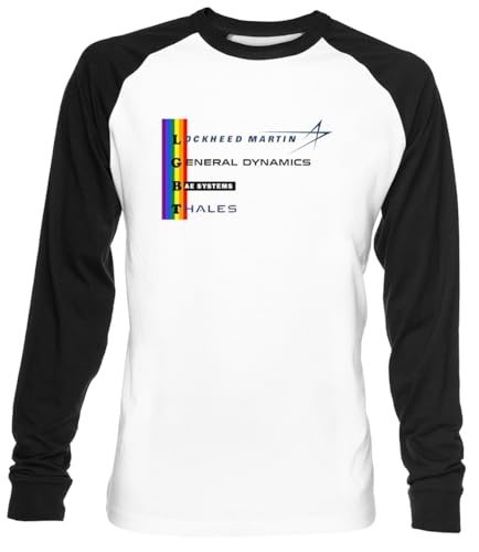 Lockmart GBT Unisex Weiß Baseball T-Shirt Herren Damen Baseball T-Shirt Lockmart GBT Unisex Weiß Baseball T-Shirt Herren Damen Baseball T-Shirt von luxogo