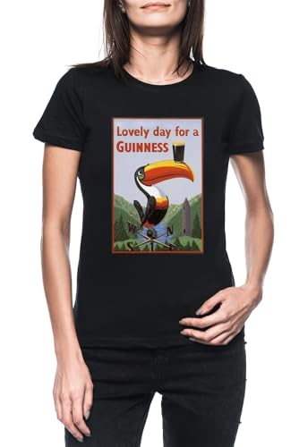 Schön Tag Für A Guinness Damen Schwarz T-Shirt Kurzarm Women's Black T-Shirt Schön Tag Für A Guinness Damen Schwarz T-Shirt Kurzarm Women's Black T-Shirt von luxogo