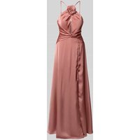 Luxuar Abendkleid aus Satin mit Cut Out in Altrosa, Größe 38 Luxuar Abendkleid aus Satin mit Cut Out in Altrosa, Größe 38 von luxuar