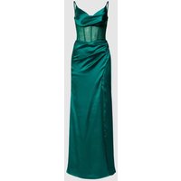 Luxuar Abendkleid im semitransparenten Design in Smaragd, Größe 44 Luxuar Abendkleid im semitransparenten Design in Smaragd, Größe 44 von luxuar