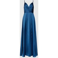 Luxuar Abendkleid mit Herzausschnitt in Bleu, Größe 38 von luxuar