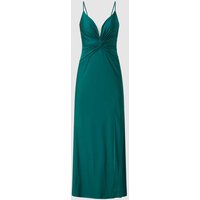 Luxuar Abendkleid mit Drapierung in Gruen, Größe 36 von luxuar