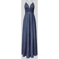 Luxuar Abendkleid mit Herz-Ausschnitt in Marine, Größe 36 Luxuar Abendkleid mit Herz-Ausschnitt in Marine, Größe 36 von luxuar