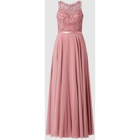 Luxuar Abendkleid mit Strasssteinbesatz in Mauve, Größe 42 Luxuar Abendkleid mit Strasssteinbesatz in Mauve, Größe 42 von luxuar