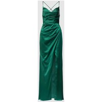 Luxuar Abendkleid mit Wasserfall-Ausschnitt in Smaragd, Größe 36 Luxuar Abendkleid mit Wasserfall-Ausschnitt in Smaragd, Größe 36 von luxuar