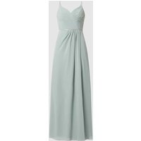 Luxuar Abendkleid mit Ziersteinen in Gruen, Größe 32 von luxuar