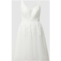Luxuar Brautkleid aus Mesh und Spitze in Offwhite, Größe 32 Luxuar Brautkleid aus Mesh und Spitze in Offwhite, Größe 32 von luxuar