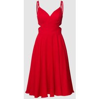 Luxuar Cocktailkleid mit Cut Out in Rot, Größe 44 von luxuar