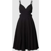 Luxuar Cocktailkleid mit Cut Out in Black, Größe 38 von luxuar