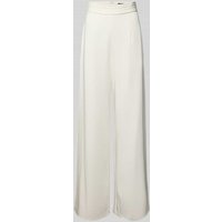 Luxuar Stoffhose mit elastischem Bund in Offwhite, Größe 38 von luxuar