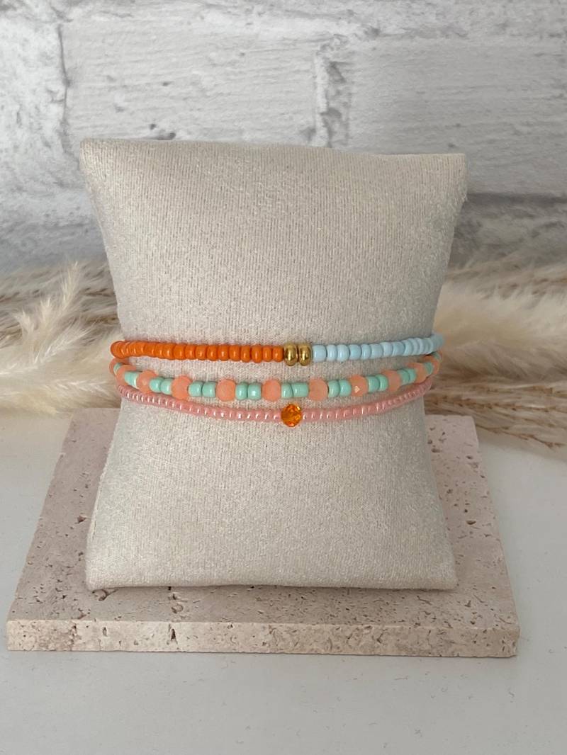Dreireihiges Boho-Armband Aus Miyuki-Glasperlen - Handgefertigt Und Verstellbar Dreireihiges Boho-Armband Aus Miyuki-Glasperlen - Handgefertigt Und Verstellbar von luzjewellerystore