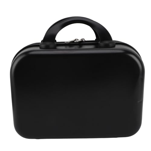 Generisches 14in Kosmetikbox Koffer Design großer Kapazität tragbarer Griff ABS kleine Make -up -Tasche für Frauen Mädchen Reisen (Schwarz) von lvifloae