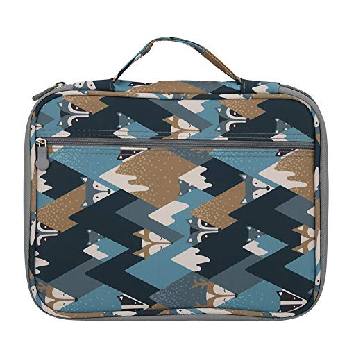 lvifloae Skizze Malerei Federmäppchen Organizer Buntstift Aufbewahrungstasche Schreibwarenbedarf Weihnachten Hirsch 96 Farben Kunst Federmäppchen (96 Farben) von lvifloae