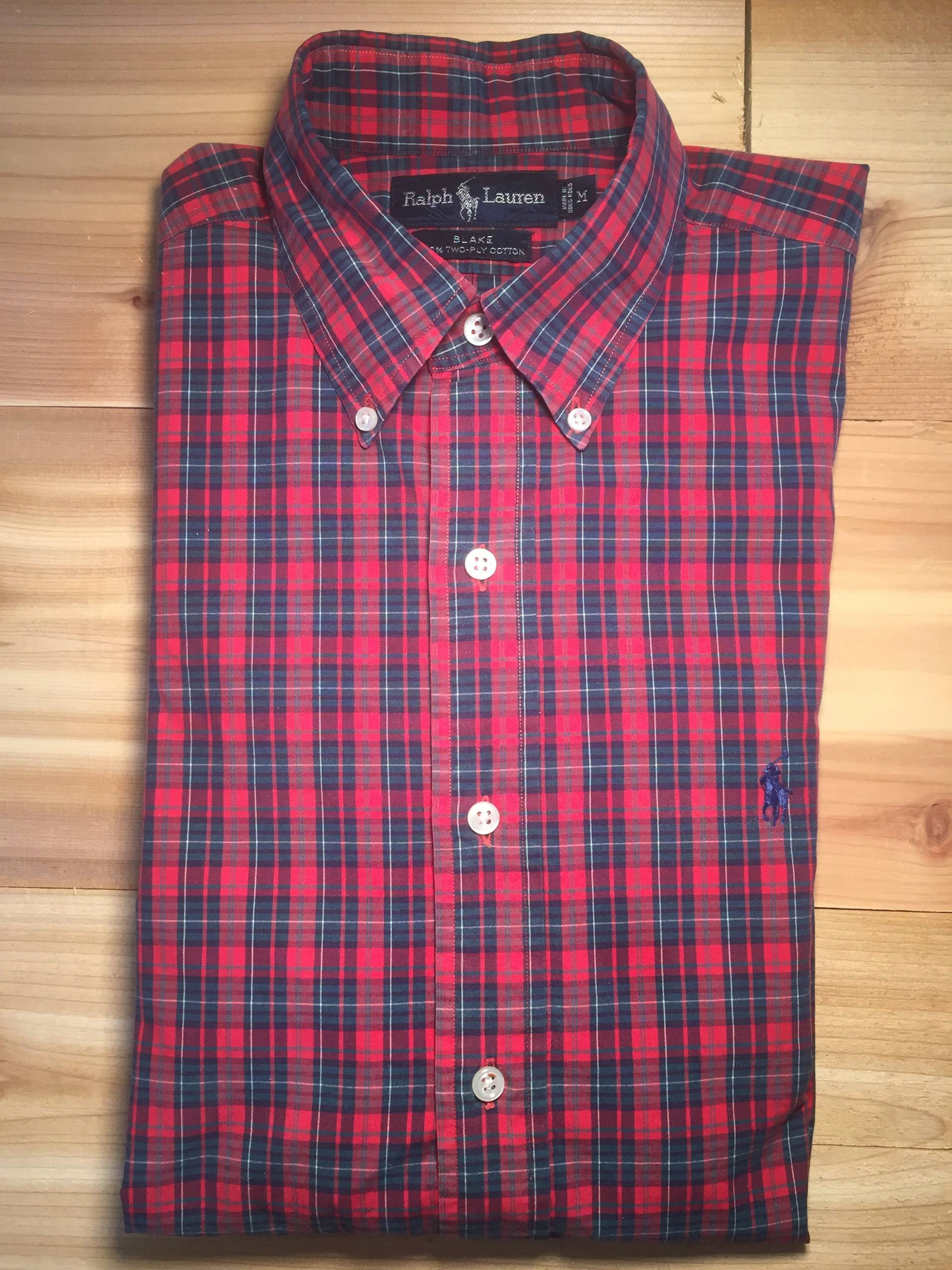 Polo Ralph Lauren Vintagel/S Kariertes Sporthemd von lwt157