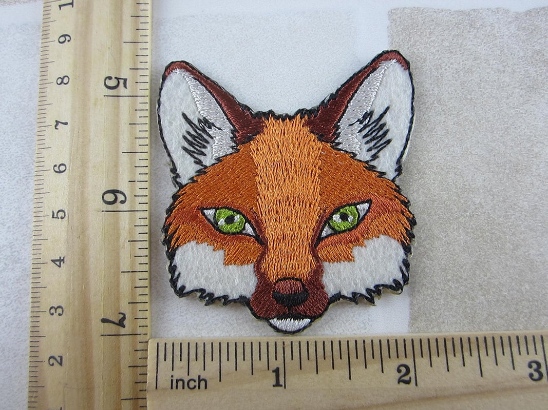 Bestickte Fox Patch Auf Eisen/Nähen von lxfun