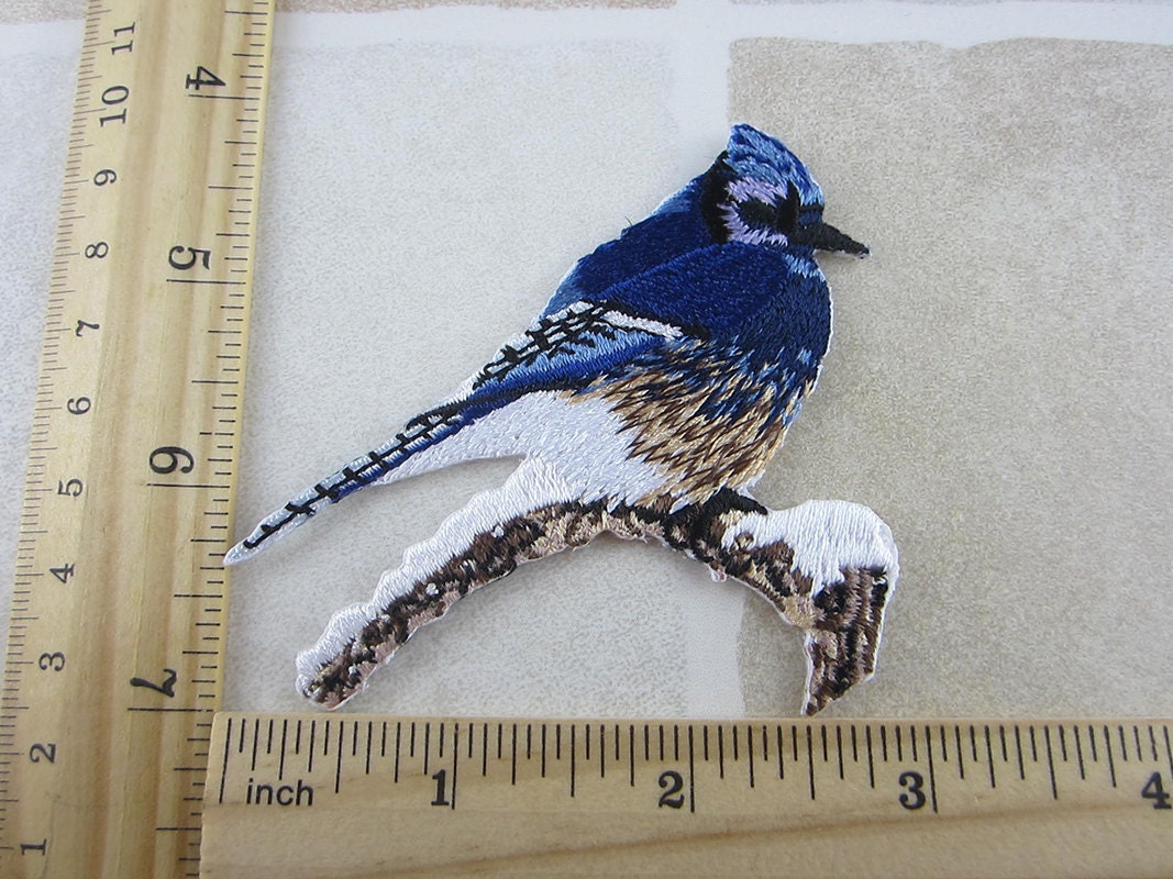 Bestickte Vogel Patch Eisen/Annähen von lxfun