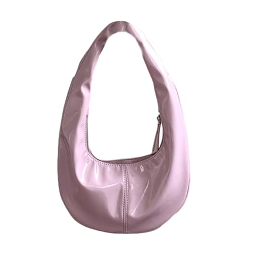 lxuebaix Cremefarbene Umhängetasche aus PU-Leder für Damen, trendige und stylische Handtasche, geräumige Unterarmtaschen, perfekt für Knödelliebhaber von lxuebaix