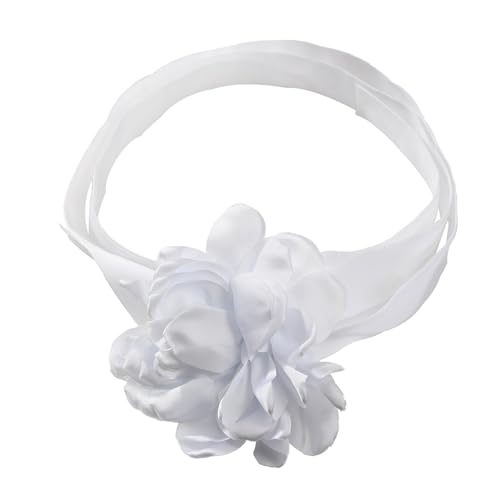 lxuebaix Frauen-Blumen-Kragen-Halskette, einzigartige große Blume, sexy Halsband-Halskette, auffällige einzigartige Blumen-Halskette, Schmuck, Geschenk von lxuebaix