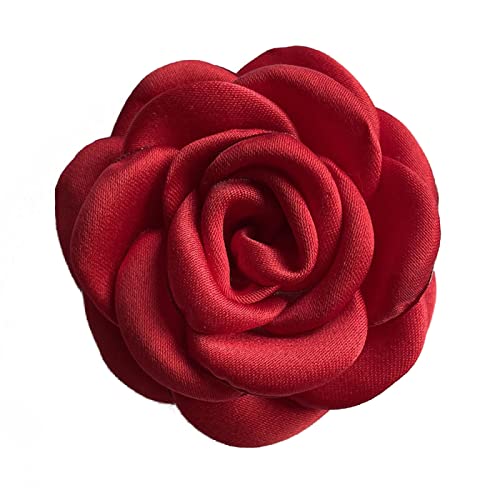 lxuebaix Kamelien-Brosche, Damen-Broschen, Anstecknadeln, Kleid-Accessoires, Kamelien-Corsage-Anstecknadel, Kamelien-Anstecknadeln, Legierungsmaterial von lxuebaix