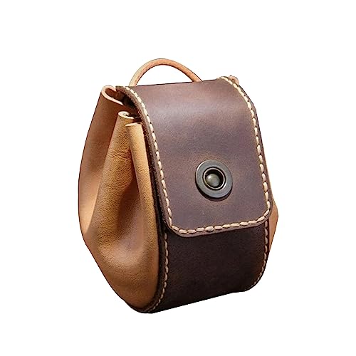 lxuebaix Ledertasche mit Kordelzug für DND-Würfel, Geldbörse, Schmuck, Aufbewahrungstasche, Rollenspiel-Zubehör, Geschenk von lxuebaix