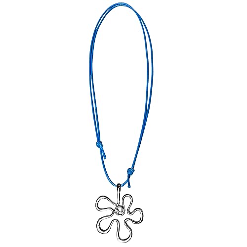 lxuebaix Mädchen-Herz-Halskette mit großer Blume, weibliches Temperament, Nischen-Schlüsselbeinkette, koreanische Studentin, verstellbare Halskette von lxuebaix