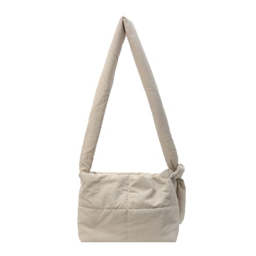 lxuebaix Puffer Bag Umhängetasche Einfarbig Gesteppte Umhängetasche Modische Umhängetasche Vielseitige quadratische Tasche für Mädchen Frauen von lxuebaix