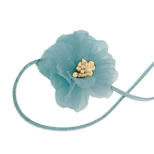 lxuebaix Retro-handgefertigte große Blumen-Halskette, eleganter Kragen, böhmische übertriebene Biber-Halskette, Spitze, elegante Schlüsselbeinkette von lxuebaix