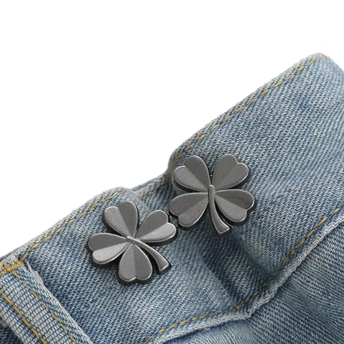 lxuebaix Taillenstraffung Clip Legierung Brosche Pins für Frauen Jeans Druckknopf Kleidung Zubehör Hosen Fitness Pin Taillenschnalle von lxuebaix