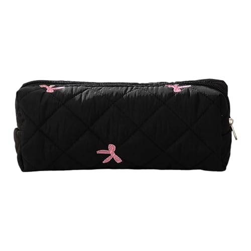 lyanny Bow Pencil Case, Briefpapierbeutel mit Reißverschluss, Fliege Bleistiftbeutel, Schreibwarenhülle von Studenten, kosmetische Aufbewahrungstasche, Reisetoilagnertasche von lyanny