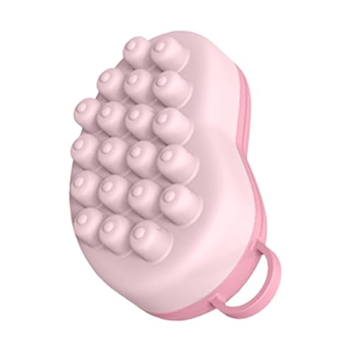 lyanny Massagekamm | Silikon Kühlende Kopfmassagegerät Mit Kompressionsfunktion | Abnehmbares Multifunktionswerkzeug Haarentspannungsbürste Für Damen Und Herren von lyanny