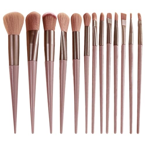 lyanny Pinselset Make-up,Make-up-Pinsel-Set | 13X professionelles Make-up-Pinsel-Set mit weichen Borsten,Set mit Make-up-Pinseln, Foundation, Rouge, Lidschatten, Diversity-Gesichtspinsel-Set für von lyanny