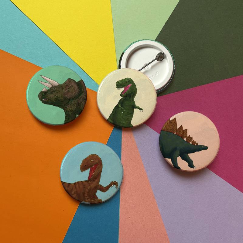 38 Mm Anstecker - Dinos 38 Mm Anstecker - Dinos von lydiameiying