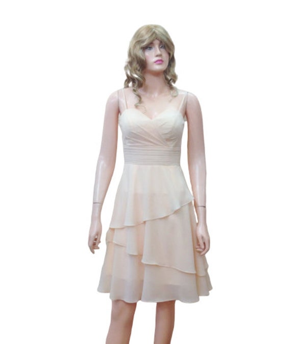 Elfenbein Brautjungfer Kleid. Abendkleid. Party-Kleid von lynamobley2012