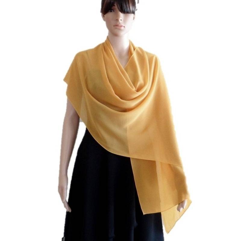 Kupfer Schal. Wickelschal. Weicher Chiffon von lynamobley2012