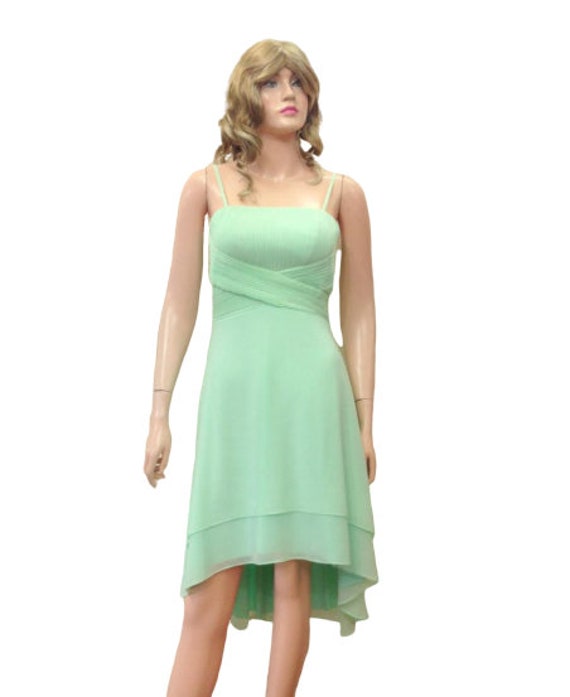 Leichte Mint Kleid. Brautjungfer High Low von lynamobley2012