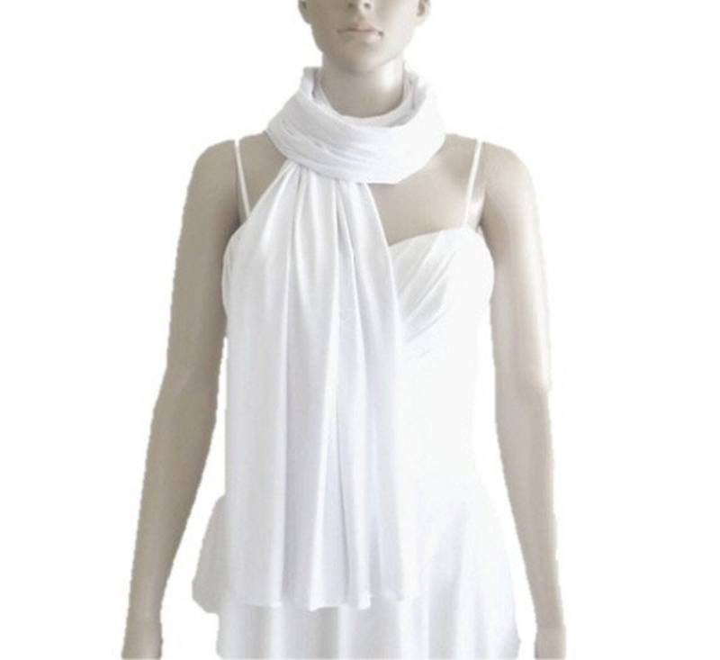 Off White Schal. Mode Gebrochen Weißer Wickelschal. Weicher Baumwolle Langer von lynamobley2012