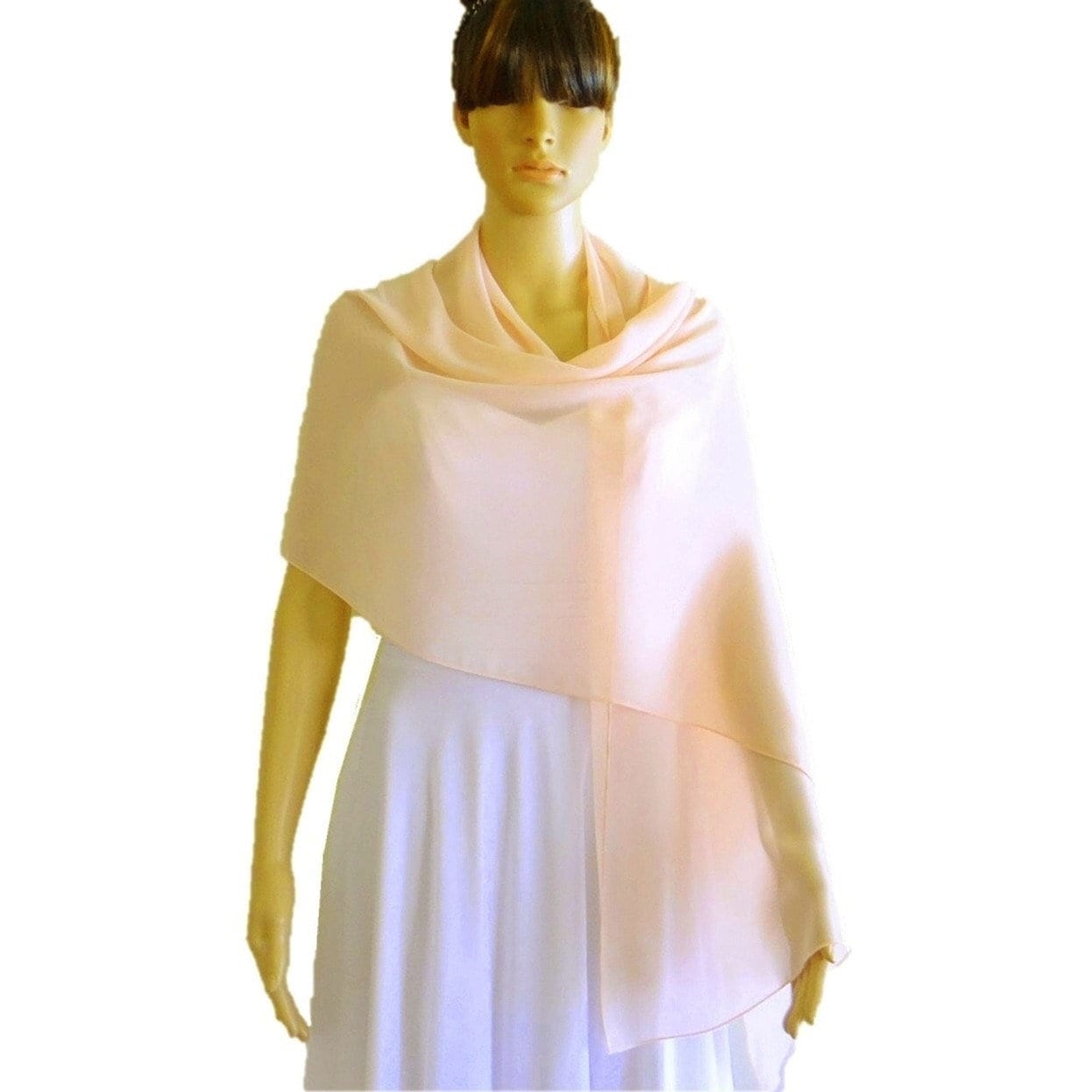 Pfirsich Skater Lange Schal. Wrap Chiffon Weicher von lynamobley2012