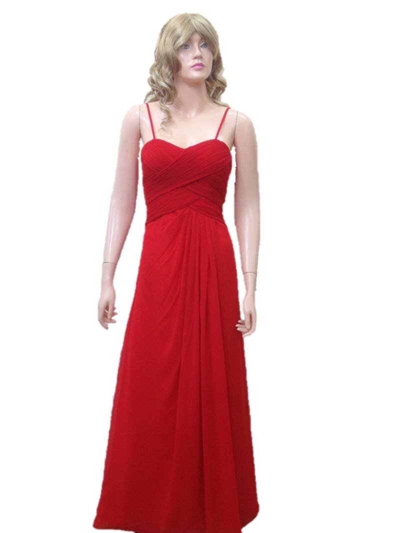 Rotes Abendkleid. Bodenlanges Kleid. Langes Brautjungfer Kleid von lynamobley2012