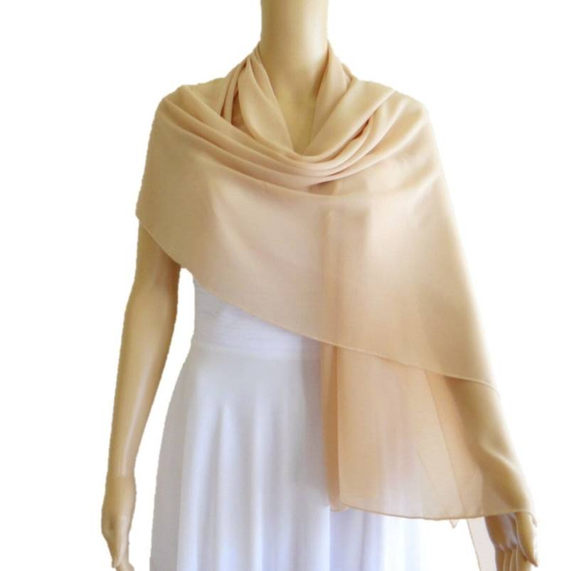 Tan Langen Schal. Chiffon Weiche von lynamobley2012