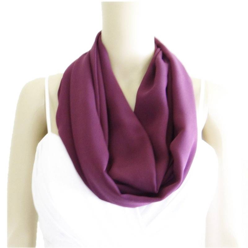 Tyrian Lila Schal. Loop-Schal. Purple Loop. Weichen Chiffon von lynamobley2012